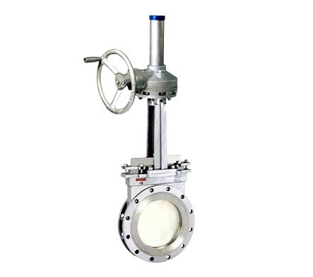 PZ573傘齒輪傳動刀閘閥