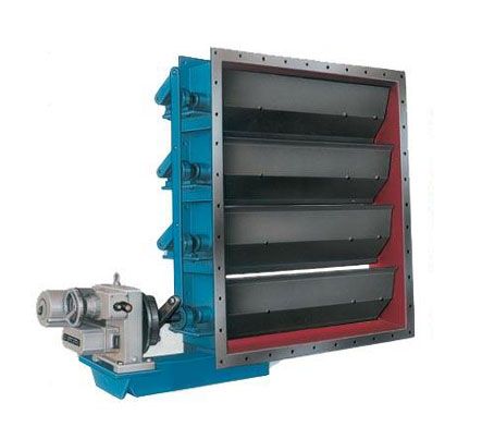 電動矩形百葉式調節蝶閥